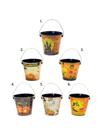 FÉMVÖDÖR HALLOWEEN 1/72 13x12x9 cm 6 FÉLE