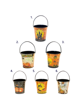 FÉMVÖDÖR HALLOWEEN 1/144 10x10-5x8 cm 6 FÉLE