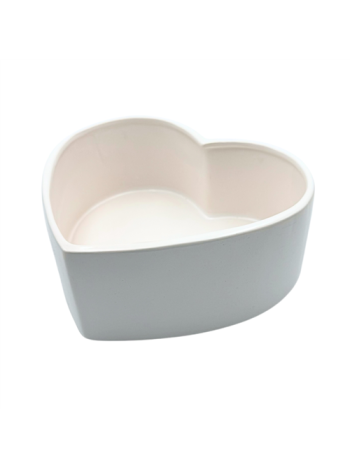 KASPÓ SZÍV ALAKÚ 4/24 22x17x8-5 cm FEHÉR