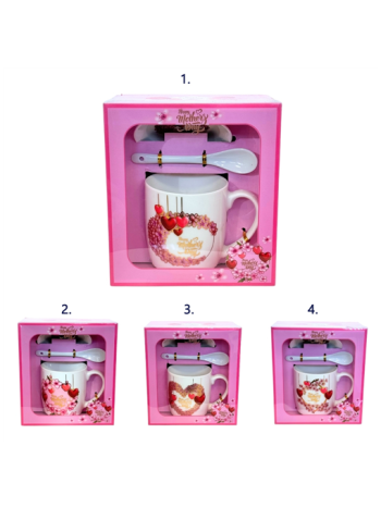 BÖGRE SZETT 1/60 16x18x9-6 cm ANYÁK NAPI 4 FÉLE