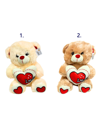 MACI SZÍVVEL PLÜSS 1/160 30 cm 2 SZÍNBEN