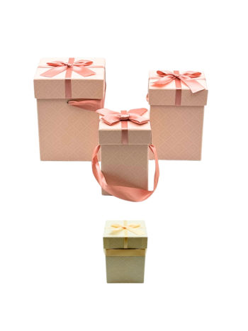 PAPÍRDOBOZ 3 DB 1/36 12-5x12-5x16;10-5x10-5x14-5;8-5x8-5x12-5 cm 2 SZÍNBEN