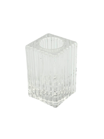 GYERTYATARTÓ ÜVEG 6/96 4x6 cm