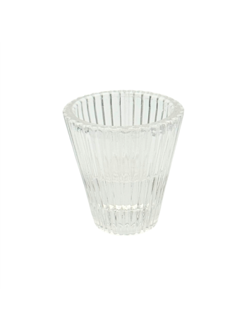 GYERTYATARTÓ ÜVEG 1/96 6x6 cm