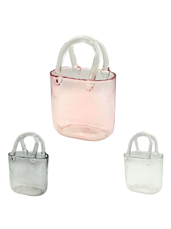 ÜVEGVÁZA TÁSKA 1/24 15x8-5x23 cm 3 SZÍNBEN