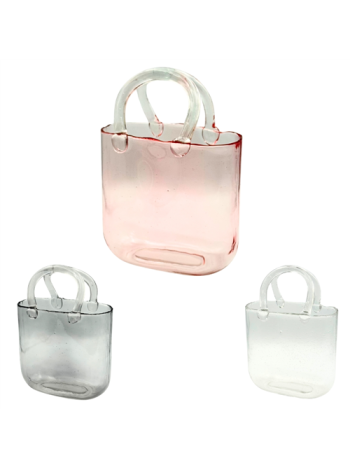 ÜVEGVÁZA TÁSKA 1/16 17x9-5x26 cm 3 SZÍNBEN