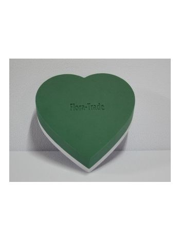 37 cm tömör szív fa alapon  f821