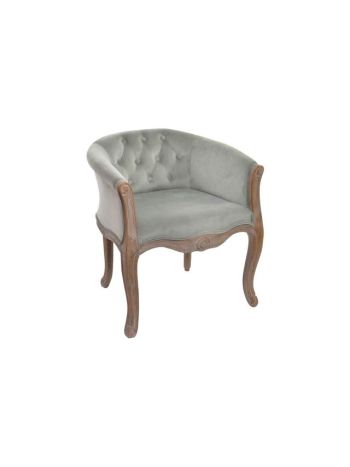 Fotel poliészter- gumifa 62x58x69 cm szürke