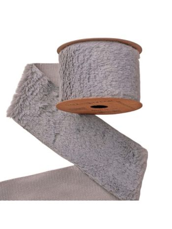 Szőrme szalag 63mm x 2.7m - Szürke