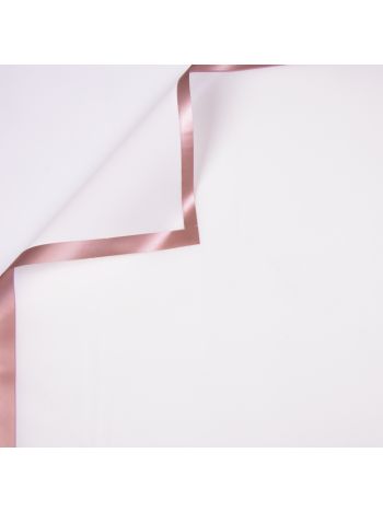 Rose gold keretes fólia ív 58 x 58cm- 20db - Fehér