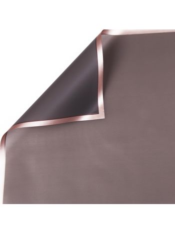 Rose gold keretes fólia ív 58 x 58cm- 20db - Sötét szürke