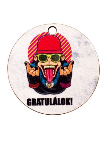 5db. Gratulálok feliratos dekor tábla  5cm