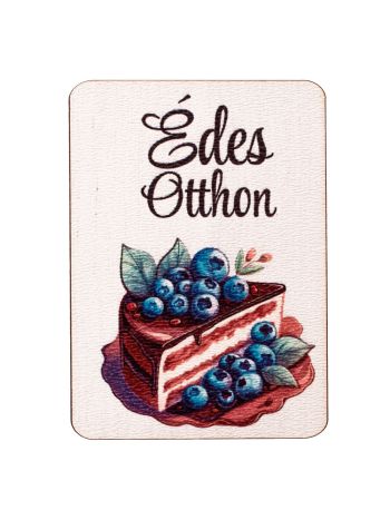 4db. Édes otthon feliratos dekor fa tábla 7 x 5cm 7 x 5cm GV04-504