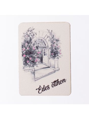 4db. Édes otthon feliratos dekor tábla 7 x 5cm 7 x 5cm GV04-72