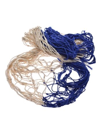 Halászháló textil 100x200cm kék krém @