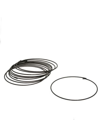 Karika fém 35 cm fekete S/10 0-8 kg