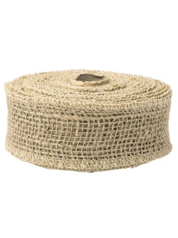 Natúr juta szalag varrott szegéllyel 5cm x 9m