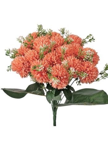 Dandelion selyemvirág csokor- 18 ágú- 38cm magas - Lazac