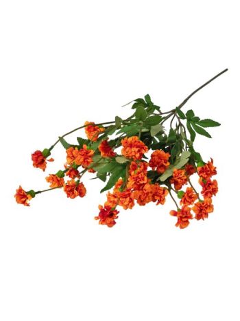 Kerti szegfű ág- 70cm magas - Narancssárga