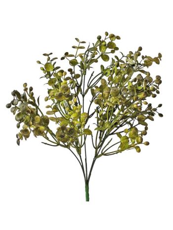 Dekor bokor- 40cm maga - Sötétzöld