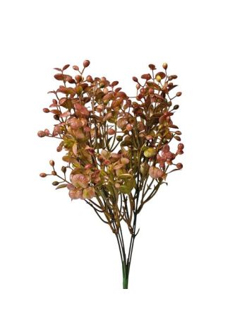 Dekor bokor- 40cm maga - Barnás zöld