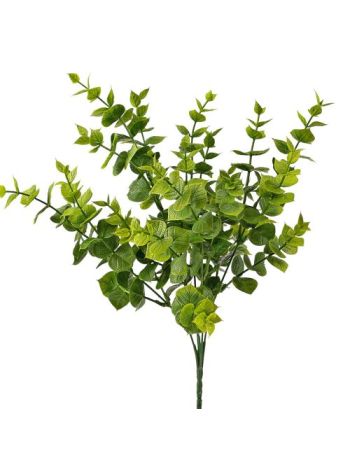 Eukaliptusz csokor- 5 ágú- 37cm magas - Világoszöld