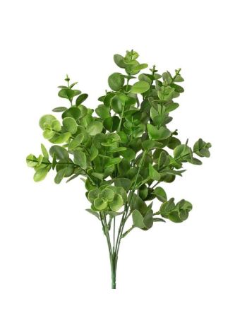 Eukaliptusz csokor- 5 ágú- 37cm magas - Sötétzöld