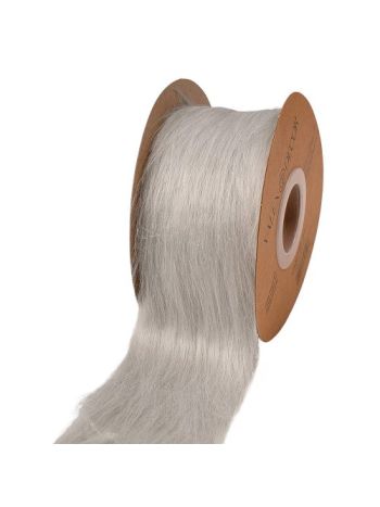 Hosszú szőrmés szalag 63mm x 2.7m - Szürke