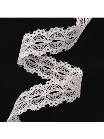 Csipkeszalag 24mm x 10m - Fehér