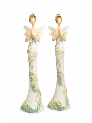 Zöld-fehér Wayflower tündér- 27 cm