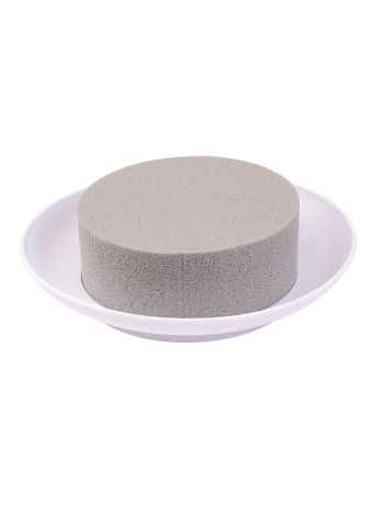 Ciotola maxi DIY - száraz tűzőhab fehér tálkában- Ø 27 (Ø 17) x 8cm