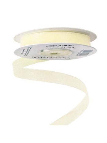 Organza szalag 10mm x 20m - Krém
