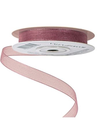 Organza szalag 10mm x 20m - Mályva