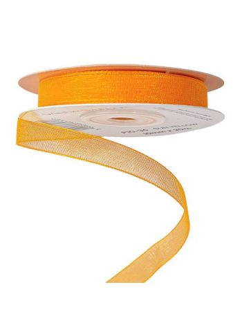 Organza szalag 10mm x 20m - Napsárga