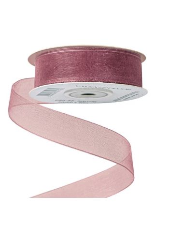 Organza szalag 20mm x 20m - Mályva