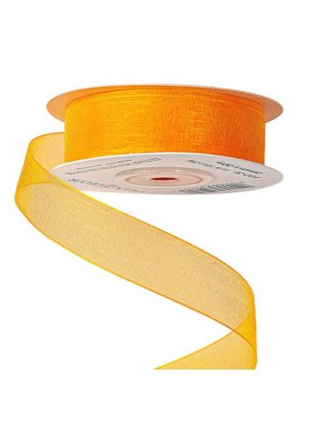 Organza szalag 20mm x 20m - Napsárga