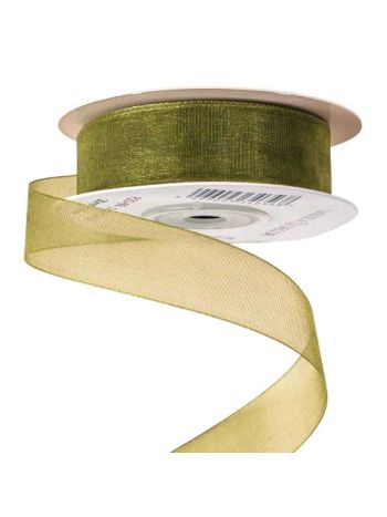 Organza szalag 20mm x 20m - Olivazöld P20-88