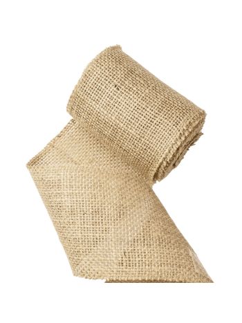Natúr juta tekercs varrott szegéllyel 10cm x 5m