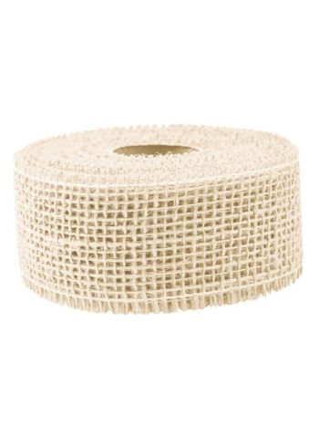 Juta szalag 5cm x 9m - Fehér