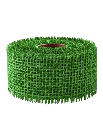 Juta szalag 5cm x 9m - Olivazöld
