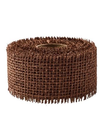Juta szalag 5cm x 9m - Sötétbarna