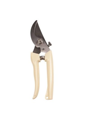 Ergonomikus rozsdamentes acél metszőolló bézs nyéllel- 17.5cm