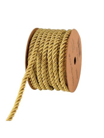 Dekor zsinór 5mm x 5m - Metál arany