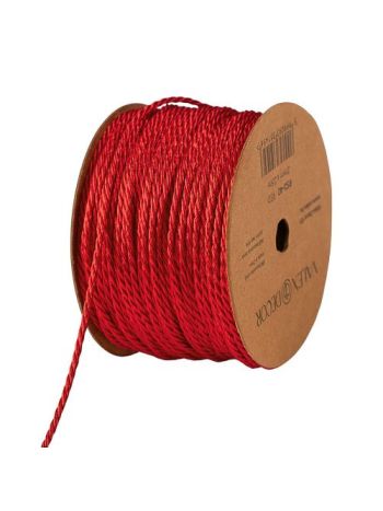 Dekor zsinór 2mm x 25m - Fényes piros