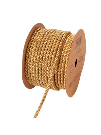 Dekor zsinór 3mm x 10m - Világos arany