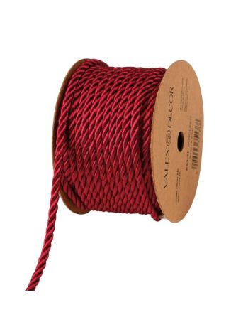 Dekor zsinór 3mm x 10m - Fényes bordó