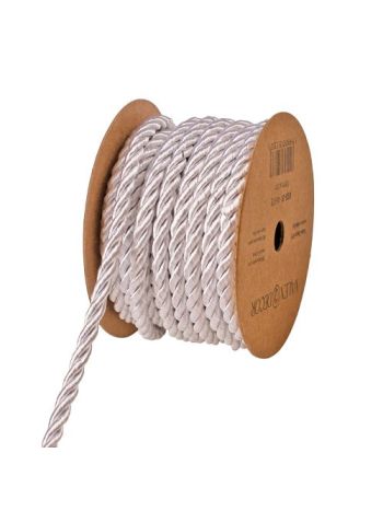 Dekor zsinór 5mm x 5m - Fényes fehér