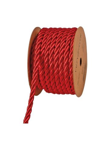 Dekor zsinór 5mm x 5m - Fényes piros