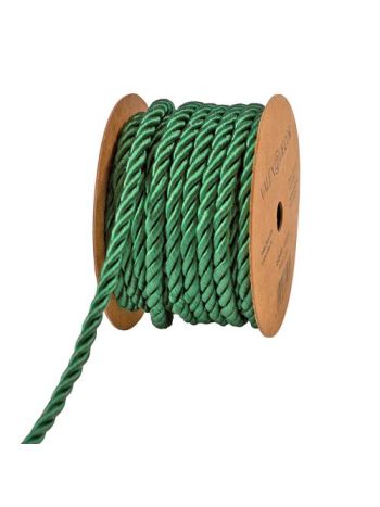 Dekor zsinór 5mm x 5m - Fényes zöld