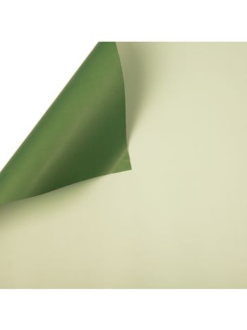 Kétszínű fólia ív 58cm x 58cm- 20db - Sötétzöld / Világoszöld
